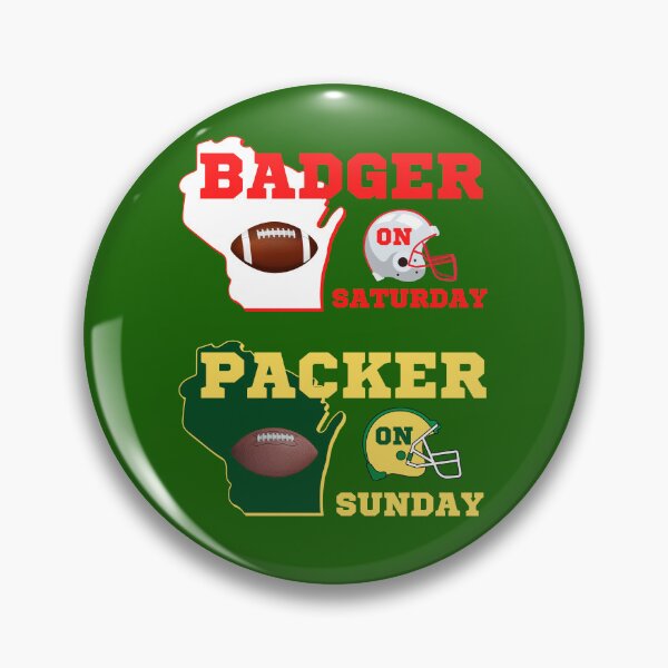 Item preview, Copy of Badger On Saturday Packer On Sunday designed and sold by WoodburyLake.