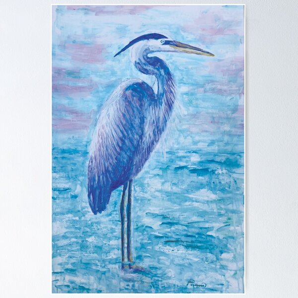 Great Blue Heron Poster