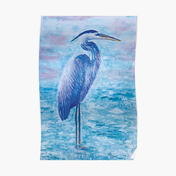 Great Blue Heron Poster