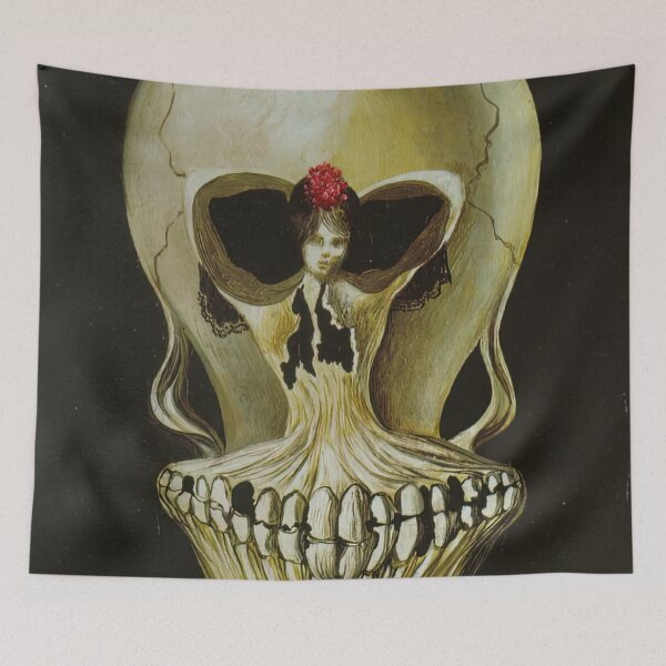 Item preview, Ballerina In A Death's Head (Bailarina En Una Calavera) by Salvador Dalí designed and sold by AestheticsXarts.
