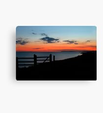 End of the day on the Island Canvas Print