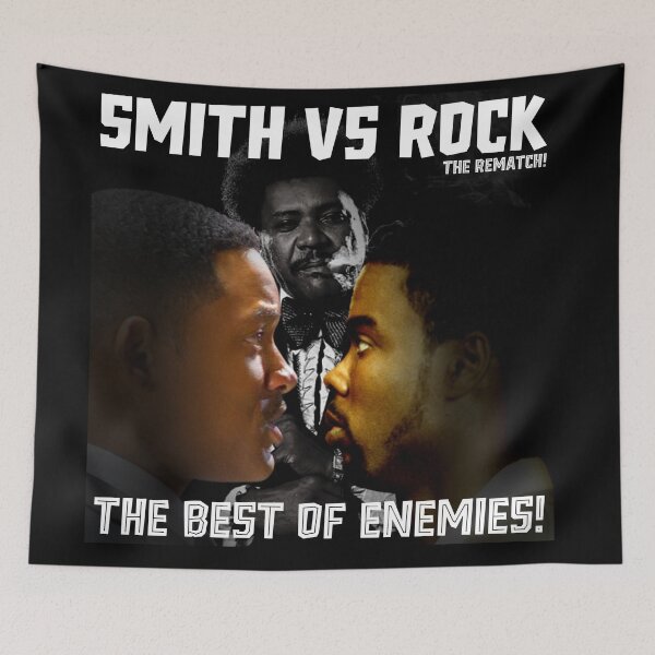 Item preview, Smith vs Rock • The Rematch between the Best of Enemies designed and sold by amuseXpress.