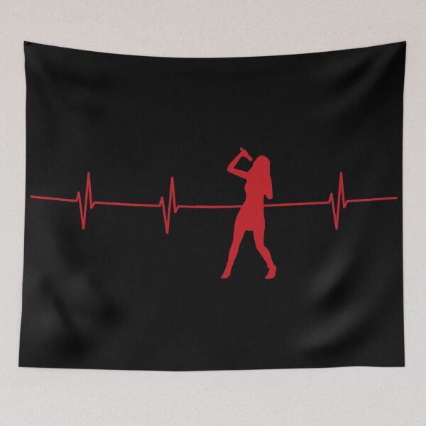 Item preview, Music Heartbeat Artist in Red designed and sold by GnuArt.
