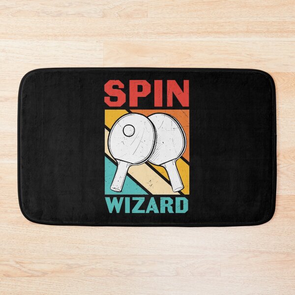 Item preview, Spin Wizard Table Tennis Retro Sunset Gifts Sticker designed and sold by rollinsale.