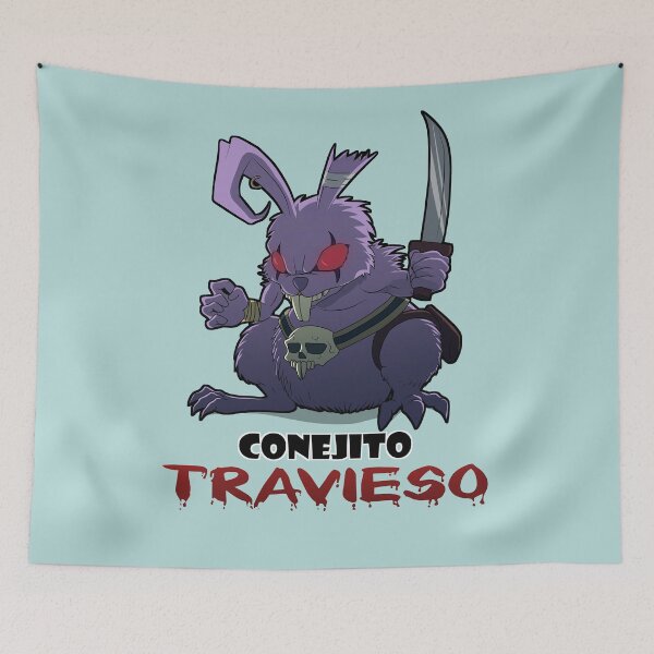 Item preview, Naughty Bunny, Rabbit using knife. designed and sold by Dhramos.