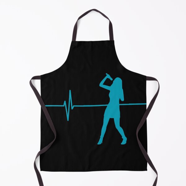 Item preview, Female Artist Singing in Teal designed and sold by GnuArt.