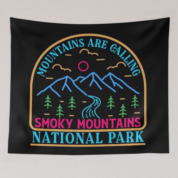 Item preview, Smoky mountains national park - line art designed and sold by Nature-mark.