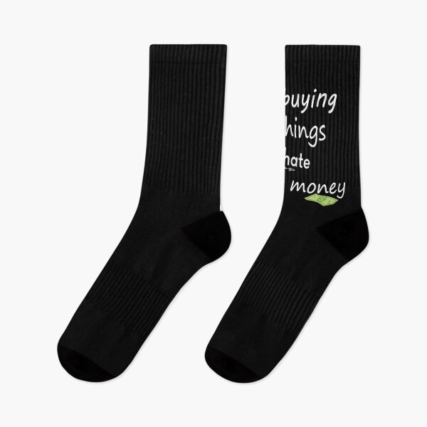 Item preview, funny quote idea, I love buying new things but I hate spending money, family gift designed and sold by CHOOSEYOURS SHOP.