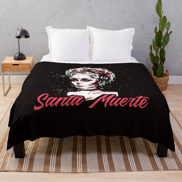 Item preview, Santa Muerte Sugar Skull Female Deity Satanic Mexican Dead designed and sold by TomGiantDesigns.