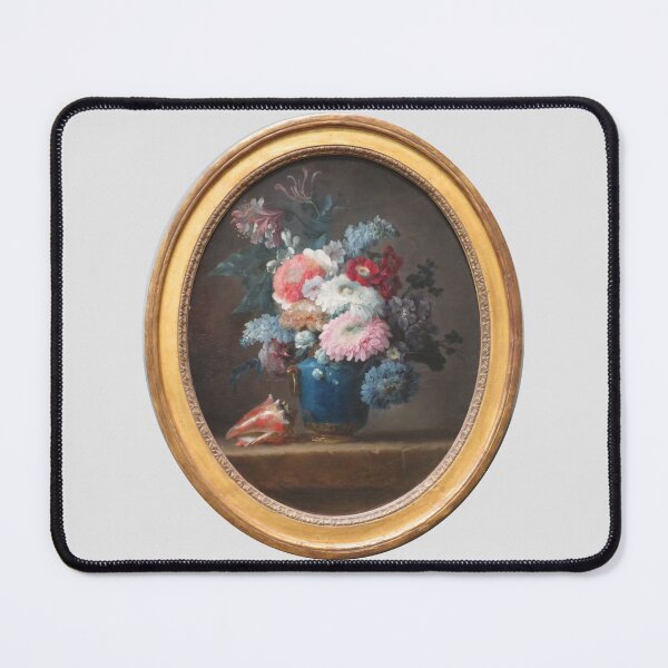 Item preview, Vase of Flowers with Conch Shell by Anne Vallayer-Coster, French, 1780 designed and sold by Shapes-Mania.