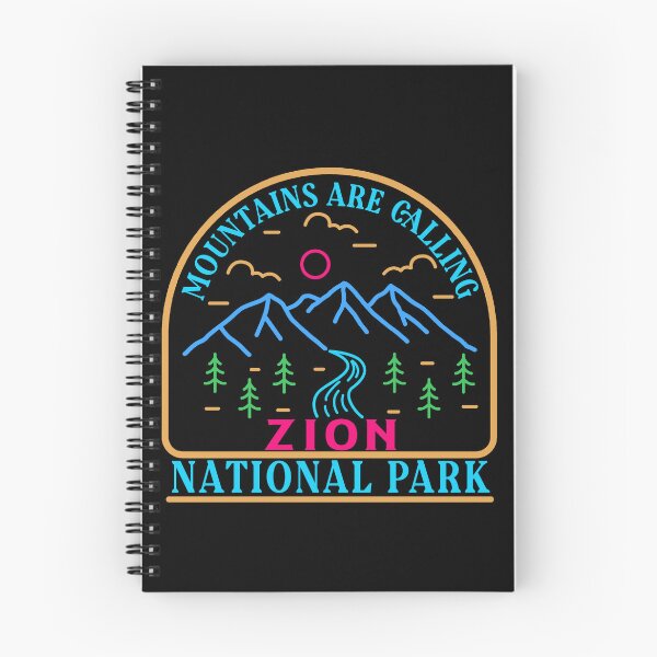Item preview, Zion national park - line art designed and sold by Nature-mark.