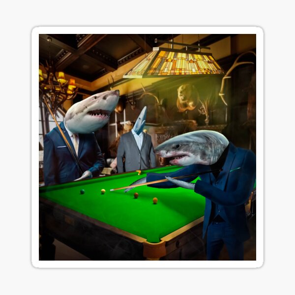 Pool Sharks Sticker