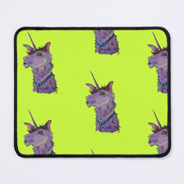Item preview, Punky Llama Unicorn Artwork by Jolene Edwards designed and sold by CurlyClaraBelle.