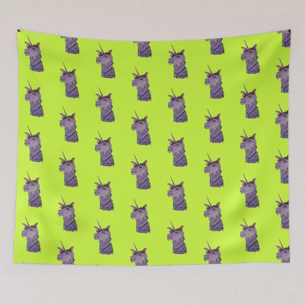 Item preview, Punky Llama Unicorn Artwork by Jolene Edwards designed and sold by CurlyClaraBelle.