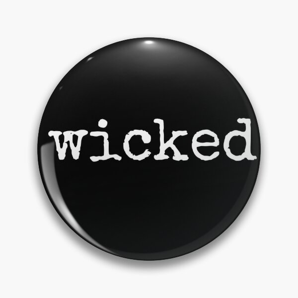 Item preview, wicked    w-text designed and sold by patternedprints.