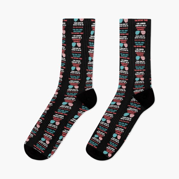Item preview, I NO LONGER IDENTIFY AS A CONSPIRACY THEORIST, I'M THE GIRL WHO WAS RIGHT THE ENTIRE TIME designed and sold by appareltolove.