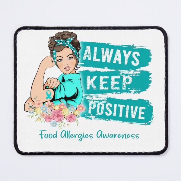 Item preview, Always Keep Positive Food Allergies Awareness designed and sold by Sabfit.