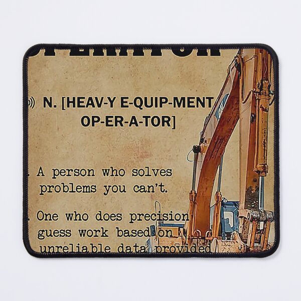 Item preview, Excavator Heavy Equipment Operator designed and sold by rakiseleva88.