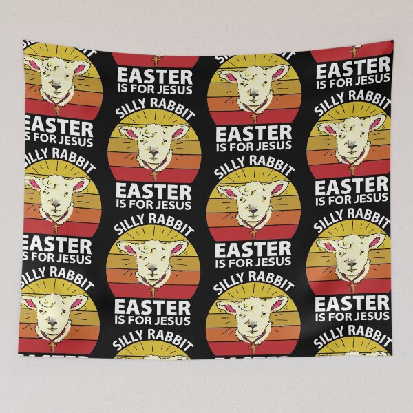 Item preview, Silly Rabbit Easter Is For Jesus The Lamb Of God designed and sold by GravitiTees.