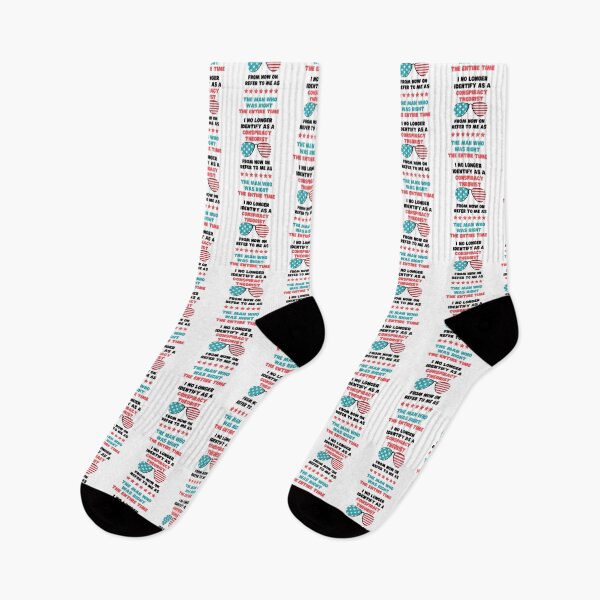 Item preview, I NO LONGER IDENTIFY AS A CONSPIRACY THEORIST, I'M THE MAN WHO WAS RIGHT THE ENTIRE TIME designed and sold by appareltolove.