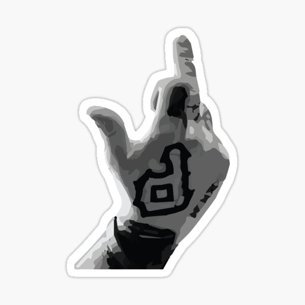 MIDDLE FINGER FLIP OFF MEME DECAL FUNNY ANGRY STICK MAN STICKER