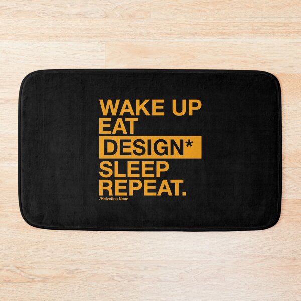 Item preview, Graphic designer daily activity Wake up eat design sleep and repeat designed and sold by DavidBabunski.