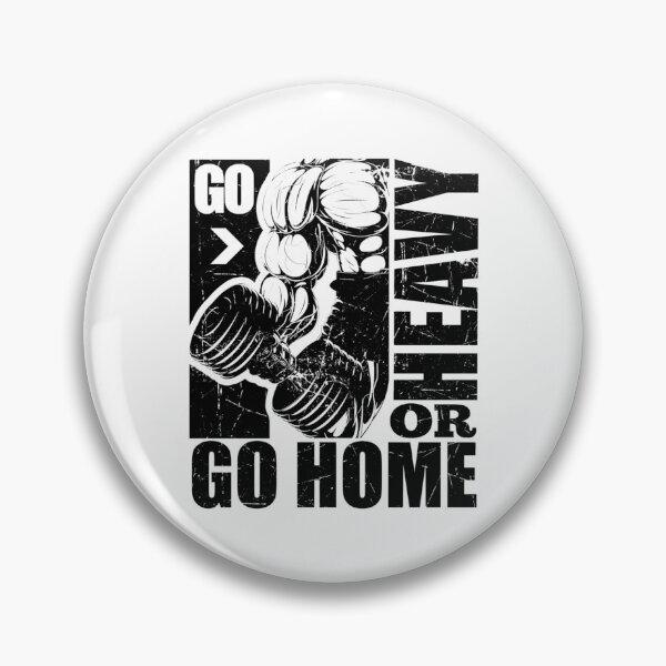 Item preview, Go Heavy Or Go Home Gym Fitness designed and sold by DavidBabunski.