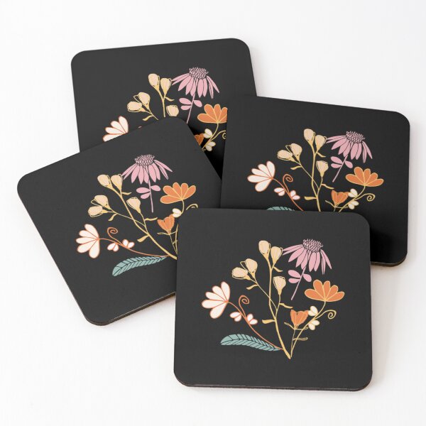 Item preview, Glowy bosque forest floral pattern designed and sold by DavidBabunski.