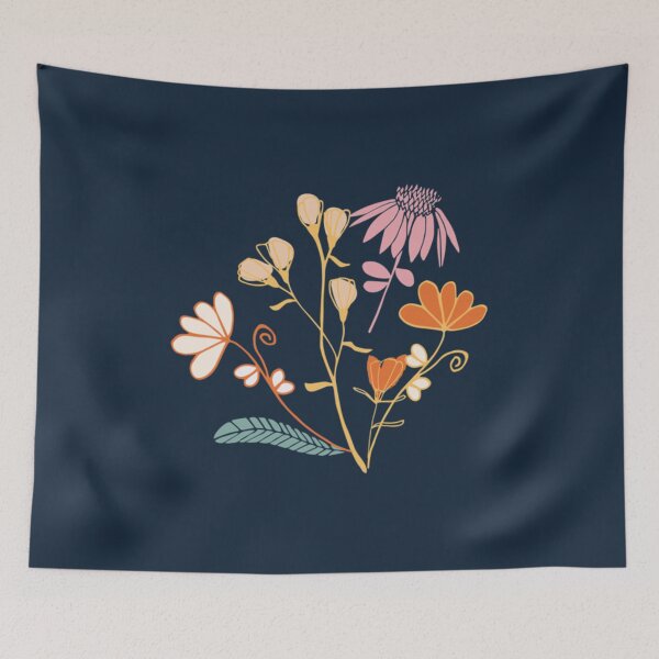 Item preview, Glowy bosque forest floral pattern designed and sold by DavidBabunski.