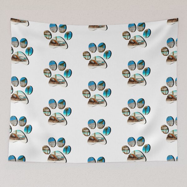 Item preview, Beach Paw Print designed and sold by ViviTV.