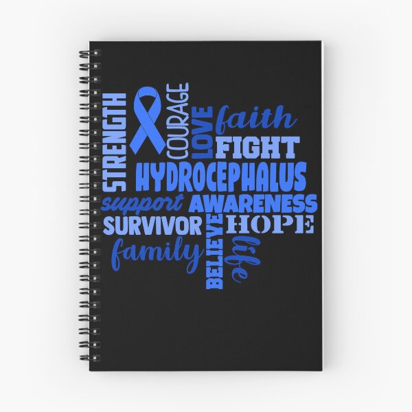 Item preview, Hydrocephalus Awareness - Strength Courage Faith Hope Love Fight Support Survivor Family Life Believe designed and sold by Hilten.