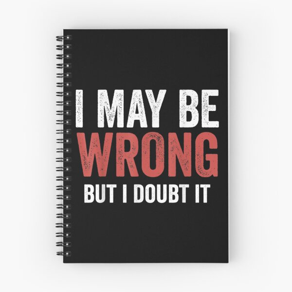 Item preview, I May Be Wrong But I Doubt It Funny Vintage  designed and sold by doriaali.