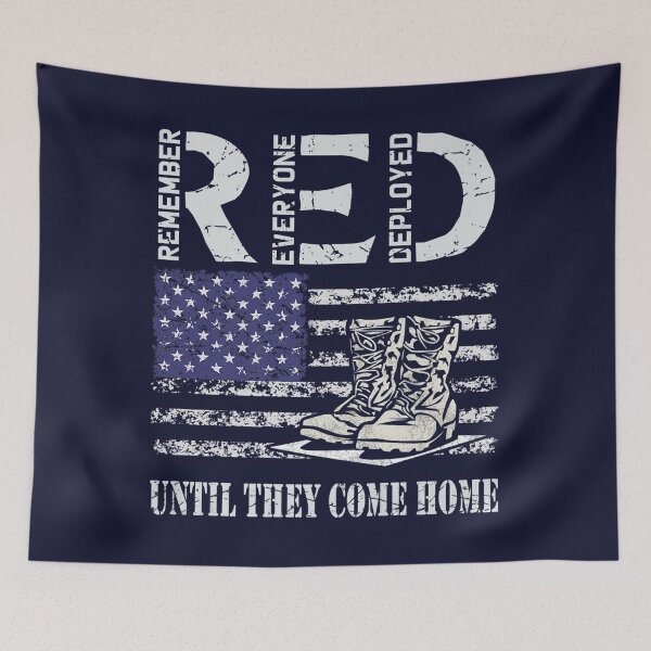 Item preview, RED Friday Military Until They Come Home My Soldier US Flag Premium  designed and sold by AoliniKiloa.