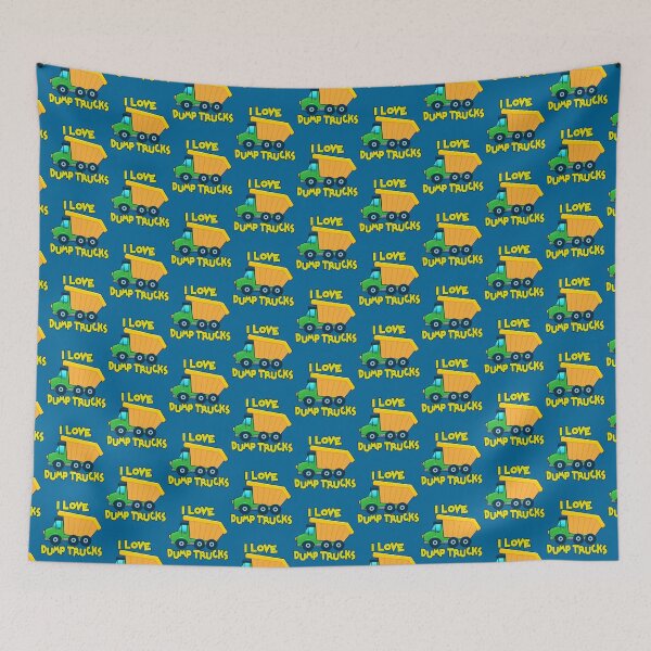 Item preview, I Love Dump Trucks designed and sold by TheCrazyBear.