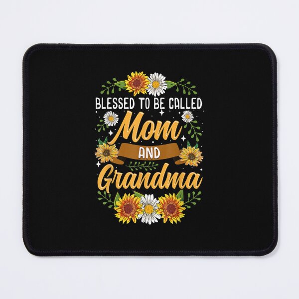 Item preview, Bessed To Be Caed Mom Nd Grandma, Cute Sunfower, Logo Cheap, Logo Cotton Printed designed and sold by LucasSTORE2.