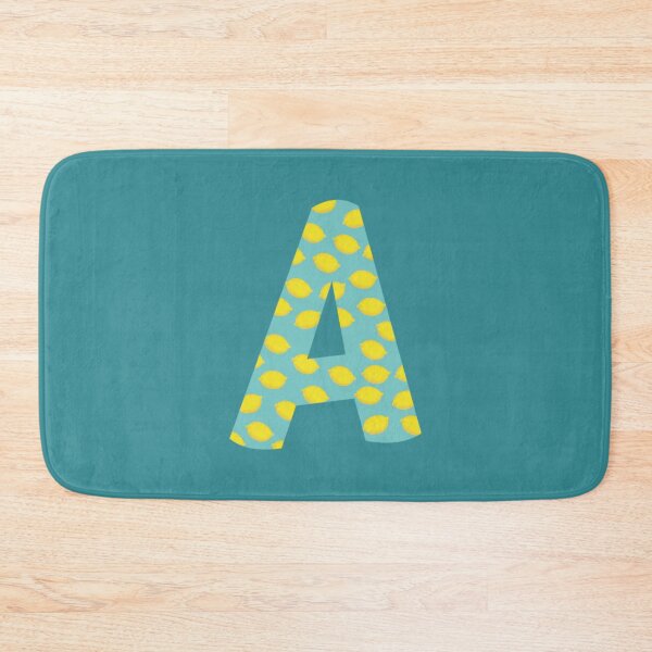 Item preview, Lemon Summer Monogram Alphabet Letter A - Initial designed and sold by Karen Ekdahl.