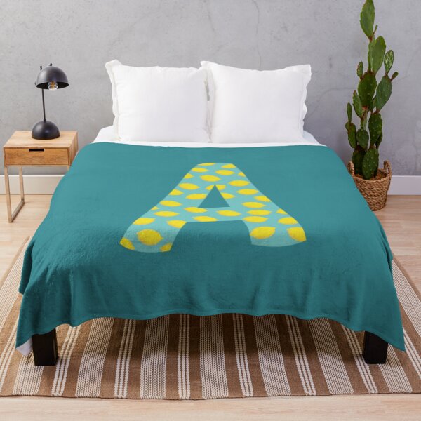 Item preview, Lemon Summer Monogram Alphabet Letter A - Initial designed and sold by Karen Ekdahl.