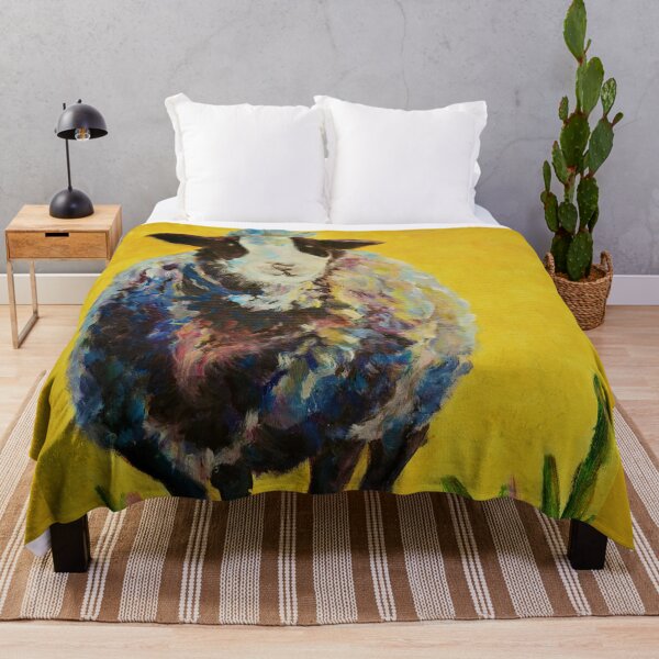 Item preview, Edgar the Sheep- Fun Acrylic Redbubble prints and home accesories by Winnie Tam designed and sold by Winnie Tam.