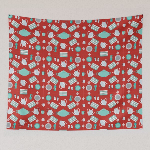 Item preview, Kitchen Dishes and Cutlery Seamless Pattern designed and sold by ivector.