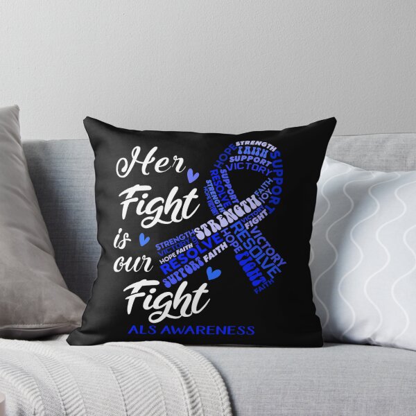 Item preview, ALS Warrior, Her Fight is our Fight ALS Awareness designed and sold by Greggwillard.