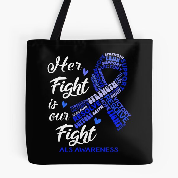 Item preview, ALS Warrior, Her Fight is our Fight ALS Awareness designed and sold by Greggwillard.