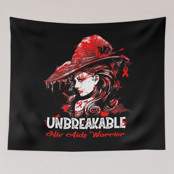 Item preview, Halloween Hiv Aids Warrior Unbreakable designed and sold by tenjun16.