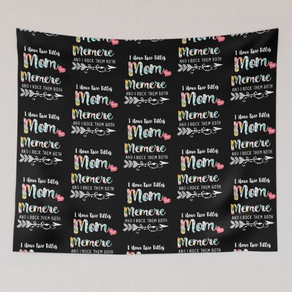 Item preview, I Have Two Tittles MOM and MEMERE designed and sold by Cansellerma.