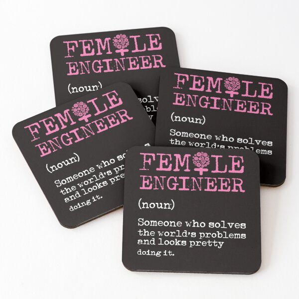 Item preview, Female Engineer Definition Mechanical Engineering Nerd Geek designed and sold by TomGiantDesigns.