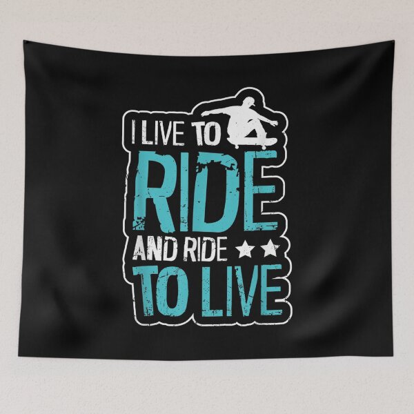 Item preview, Skateboarding Gloves I Live To Ride And Ride To Live  designed and sold by doriaali.