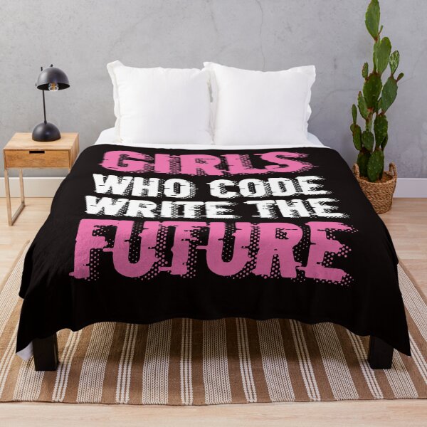 Item preview, Girl Who Code Write Future Computer Science Programming Nerd designed and sold by TomGiantDesigns.