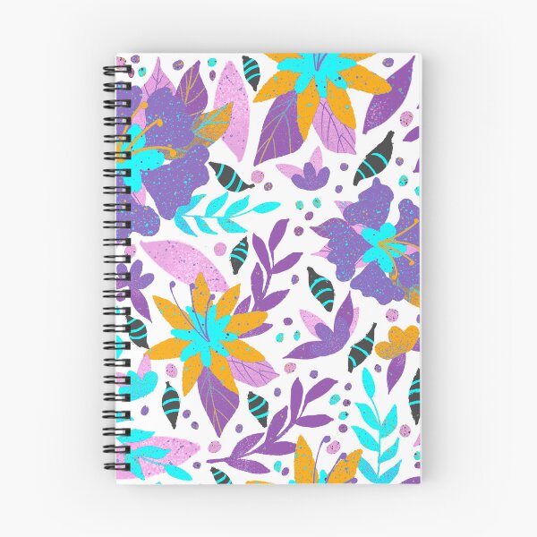 Item preview, Purple Splatter floral white designed and sold by Kazartcreations.