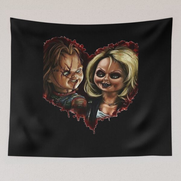 Item preview, Gifts For Women Chucky And Tiffany Heart Design designed and sold by MikeBins1998.