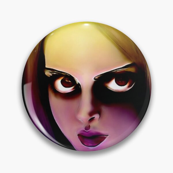 Item preview, Vista lateral: la chica de Zaanimation con luces de neón te mira fijamente, versión alternativa designed and sold by Zanimations.