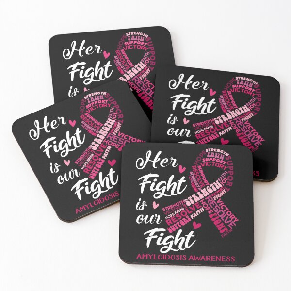 Item preview, Amyloidosis Warrior, Her Fight is our Fight Amyloidosis Awareness designed and sold by Greggwillard.